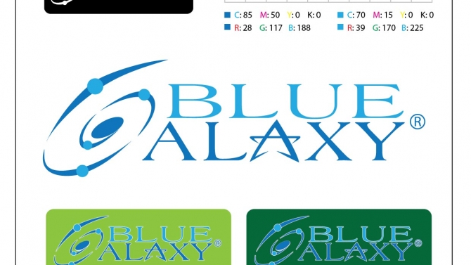 Bộ thương hiệu Blue Galaxy