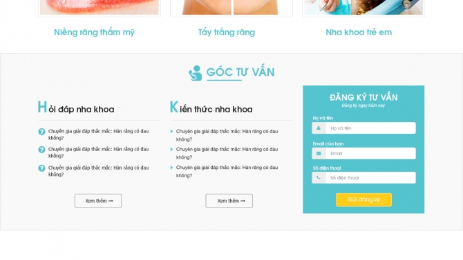 Thiết kế website trendmail