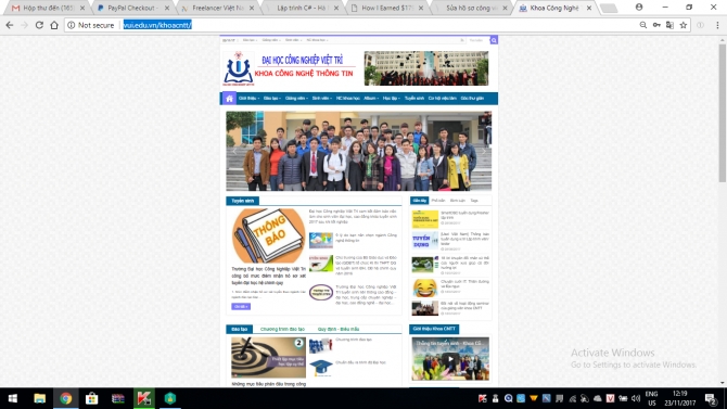 X&acirc;y dựng website