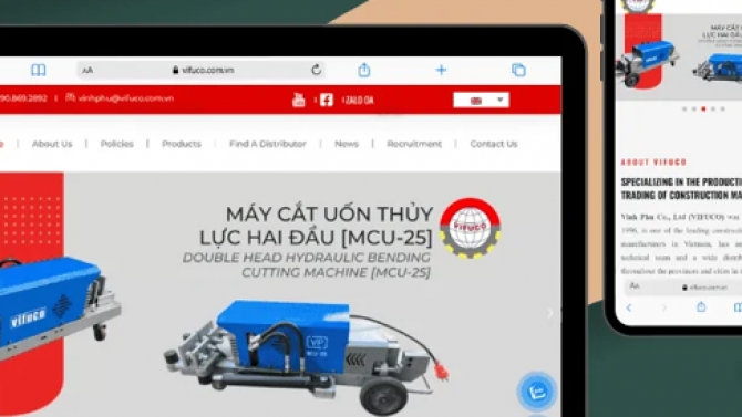 Thiết kế Website VIFUCO