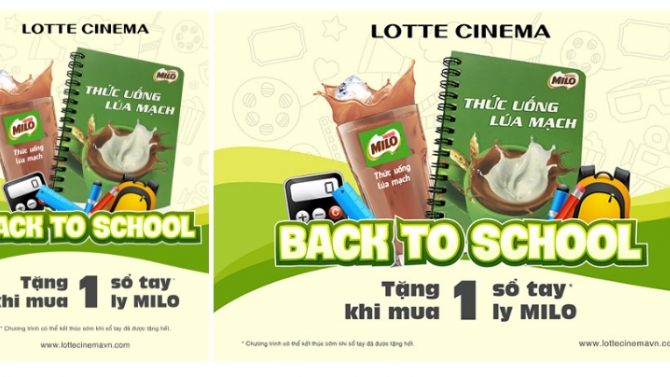 BACK TO SCHOOL - SỔ TAY MILO
