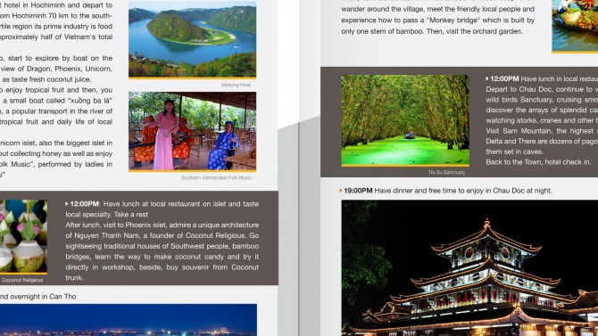 Brochure du lịch HCM - Mekong - inside