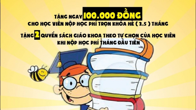 thiết kế banner, poster cho trung t&acirc;m dạy k&egrave;m TO&Agrave;N THẮNG