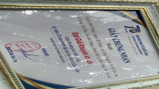Cuộc thi s&aacute;ng tạo Video, Clip kỉ niệm 70 năm th&agrave;nh lập Đại học kinh tế Quốc d&acirc;n