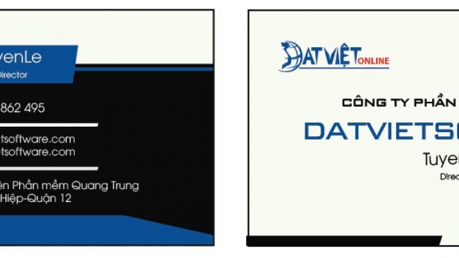 Thiết kế namcard