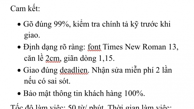 Nhập liệu văn bản từ ảnh/PDF sang Word