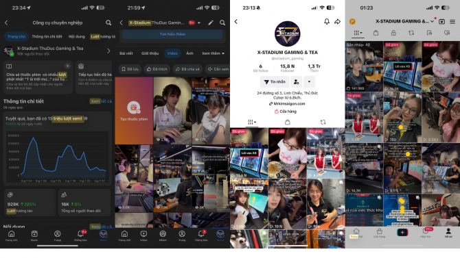 X&acirc;y K&ecirc;nh Tiktok 1,5tr tim