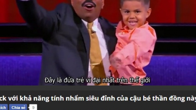 Shock với khả năng t&iacute;nh nhẩm si&ecirc;u đỉnh của cậu b&eacute; thần đồng n&agrave;y