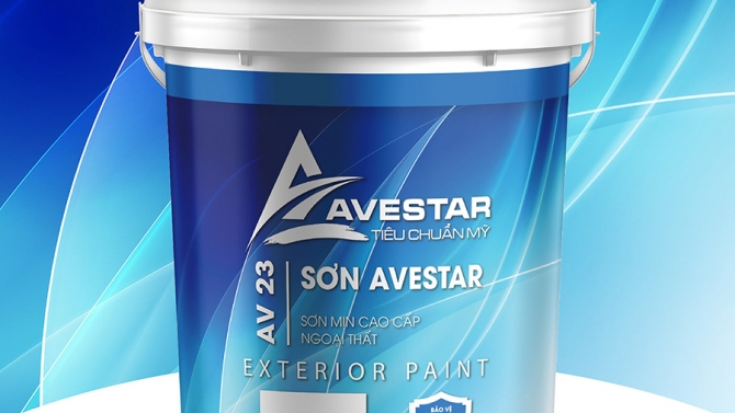 Thiết kế Bao b&igrave; cho Nh&atilde;n sơn Avestar