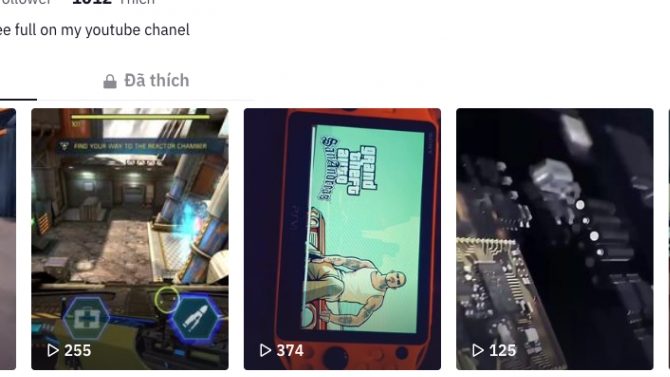K&ecirc;nh TikTok về game mobile