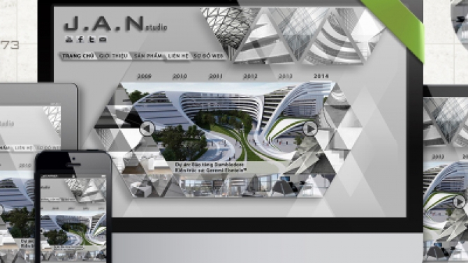 Website c&ocirc;ng ty kiến tr&uacute;c