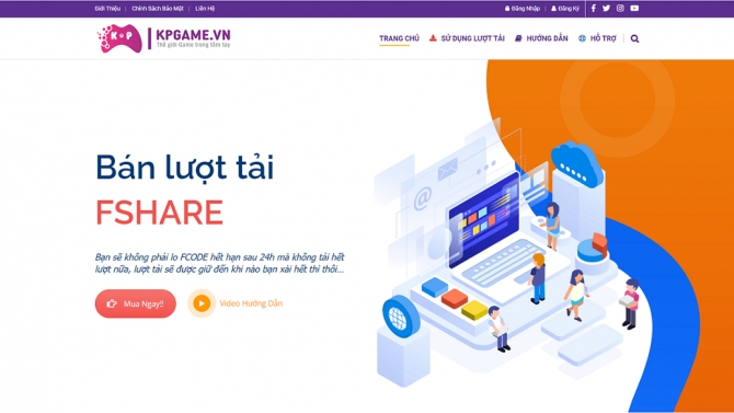 X&acirc;y dựng website kpgame.vn