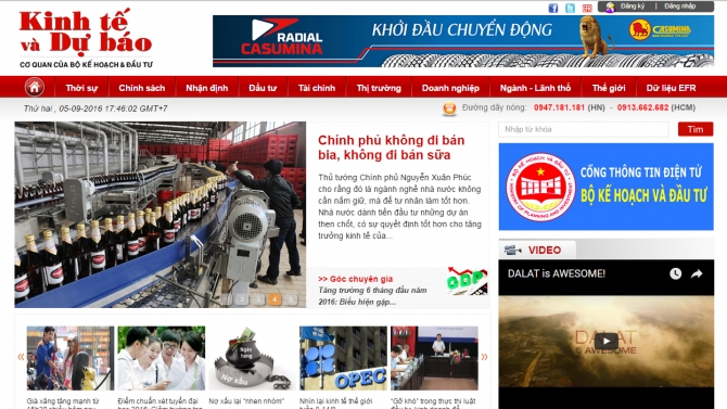 Tạp ch&iacute; Kinh tế v&agrave; Dự b&aacute;o - Bộ Kế Hoạch v&agrave; Đầu Tư