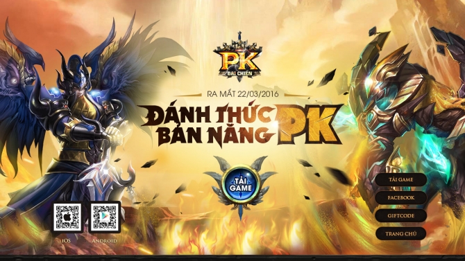 Teaser Web Đại Chiến PK