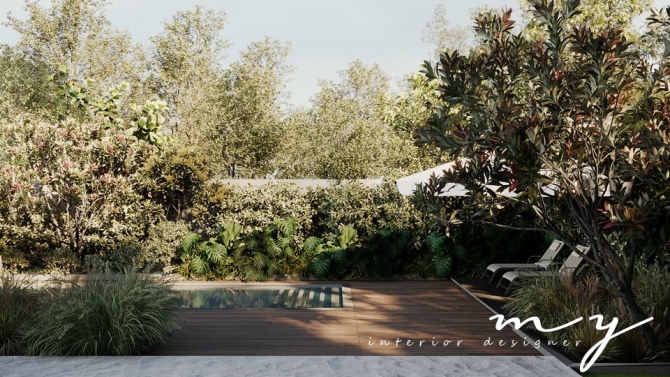 tropical garden