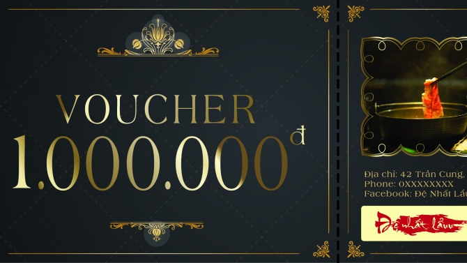 Voucher nh&agrave; h&agrave;ng Đệ Nhất Lẩu.