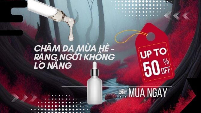 Banner Mỹ Phẩm &ndash; Giảm Gi&aacute; M&ugrave;a H&egrave;