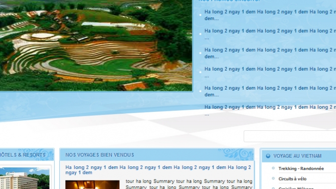 Website Du Lịch
