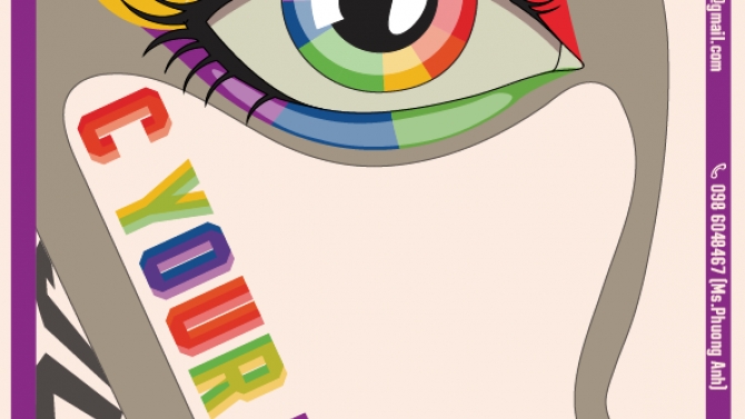 Poster Cuộc thi Truyền th&ocirc;ng Đa phương tiện C Your Pride