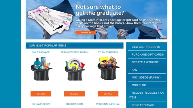 MomStillCares &ndash; ECommercial system