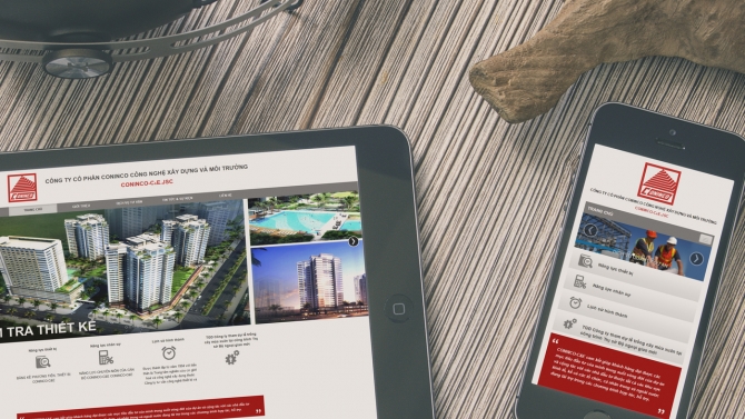 Thiết kế v&agrave; x&acirc;y dựng website CONINCO-CE.COM.VN