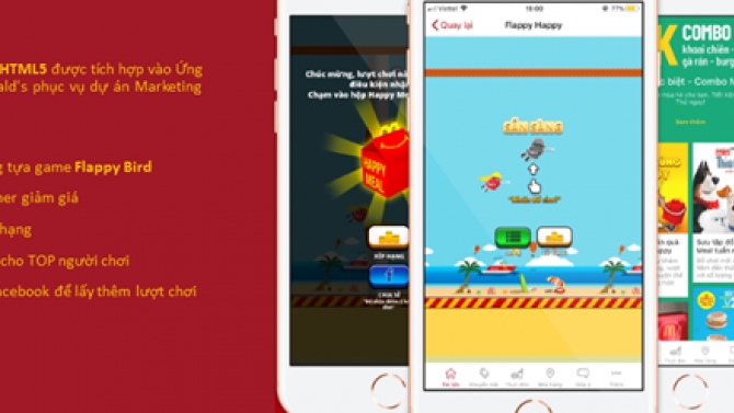 MiniGame theo event của McDonald's