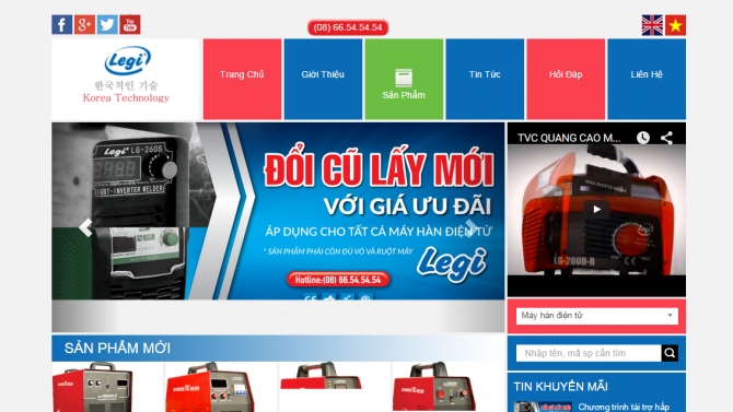 C&ocirc;ng ty Legi - cung cấp m&aacute;y h&agrave;n điện tử, đồ d&ugrave;ng gia dụng