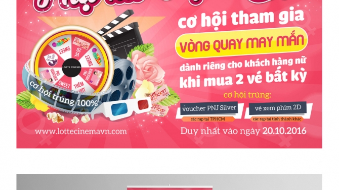 V&Ograve;NG XOAY MAY MẮN - CH&Agrave;O MỪNG NG&Agrave;Y PHỤ NỮ VIỆT NAM