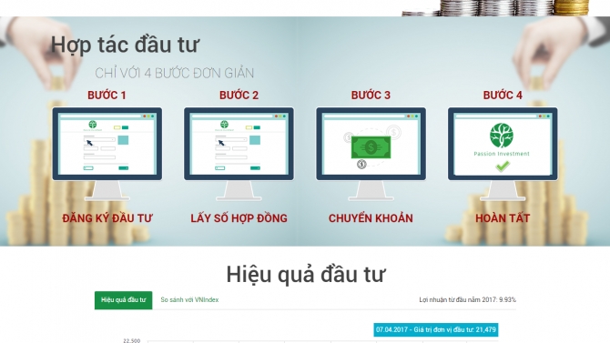 Cắt Landing Page trang web bất động sản