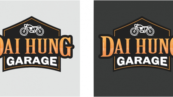 Thiết kế logo Logo Đại Hưng Garage