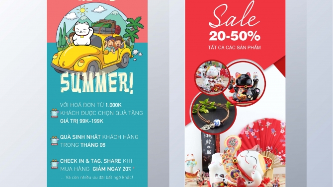 Standee Meo Maneky Neko