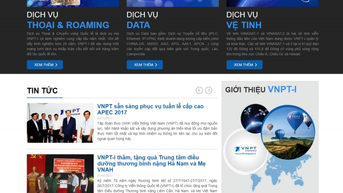 C&ocirc;ng ty viễn th&ocirc;ng quốc tế VNPTi