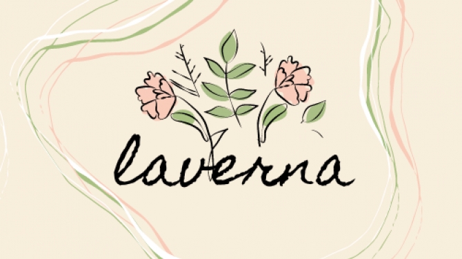 Logo Laverna - Cửa h&agrave;ng hoa