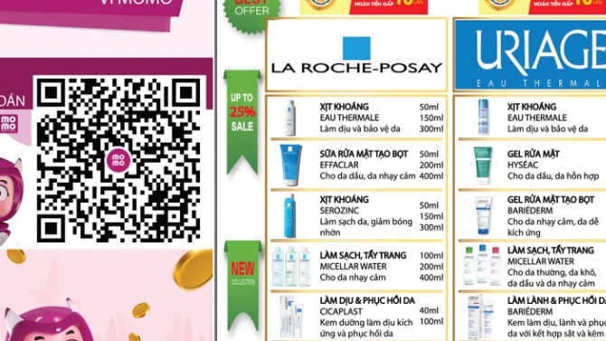 Thiết kế tờ rơi, banner Momo, Catalogue cho cửa h&agrave;ng