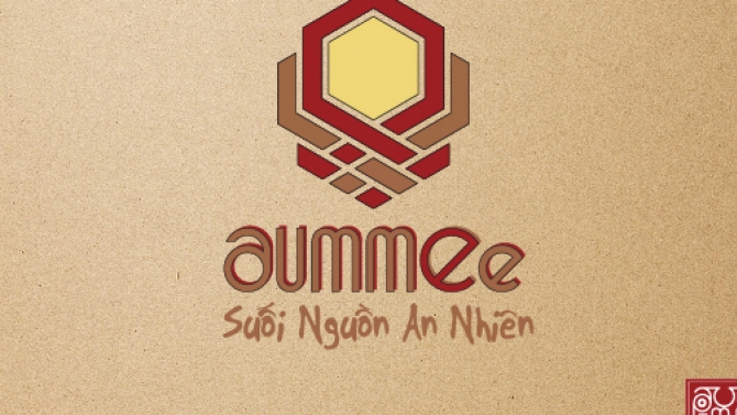 Nhận diện thương hiệu cho nh&agrave; h&agrave;ng chay AUMMEE