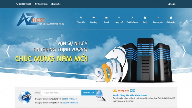 Lập tr&igrave;nh, thiết kế website AZHost.vn