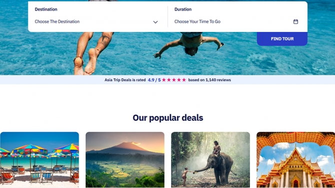 asiatripdeals.com - Wordpress CMS