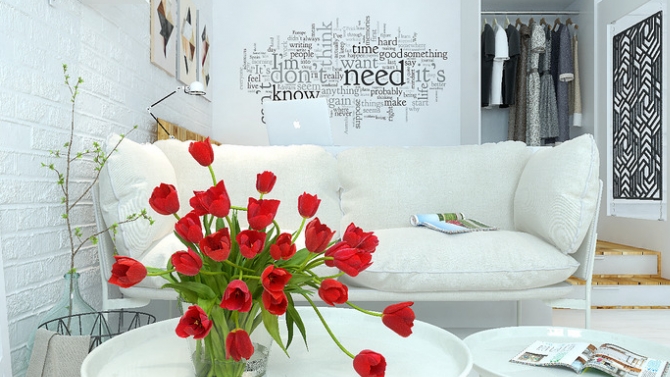 Nội thất căn hộ Scandinavian 50m2