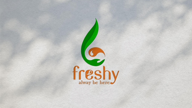 Dự &aacute;n logo Freshy