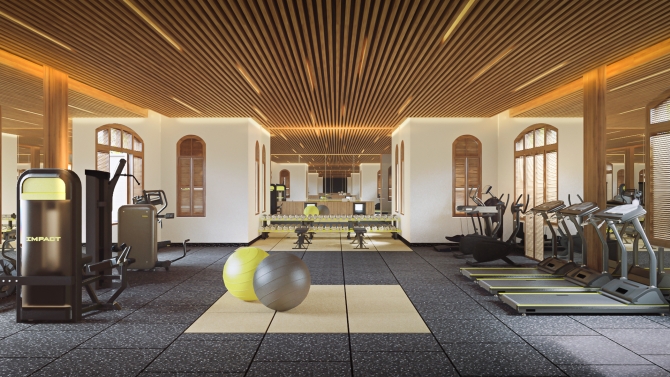 Ph&ograve;ng gym Imperial Resort