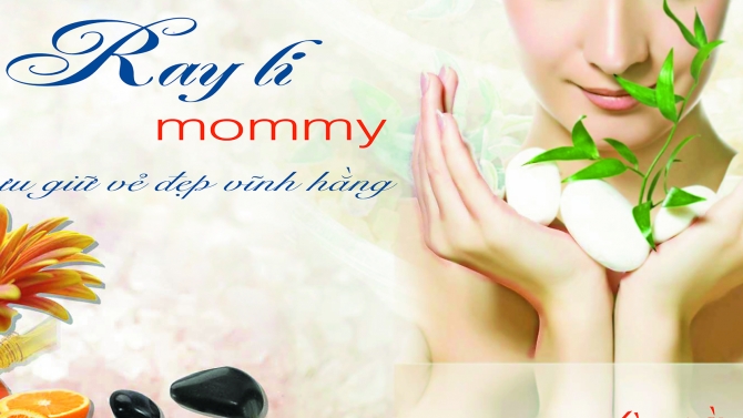 Thiết kế banner Spa RAYLI MOMMY