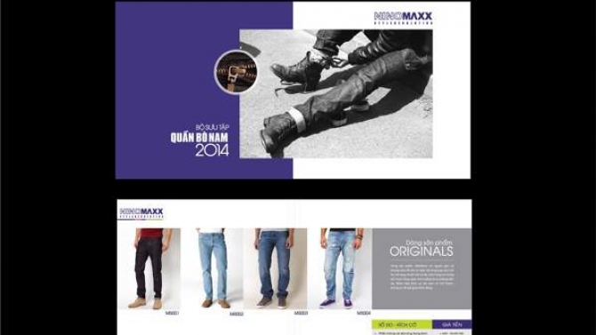 Thiết kế catalog cho c&ocirc;ng ty thời trang ninomax