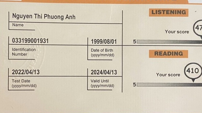 Chứng chỉ IIG