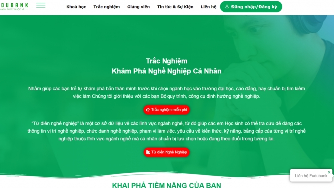 Thiết kế website Hướng nghiệp việt nam