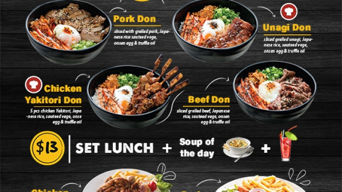 Menu Don Buri