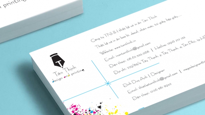T&acirc;n Thịnh remake logo & namecard