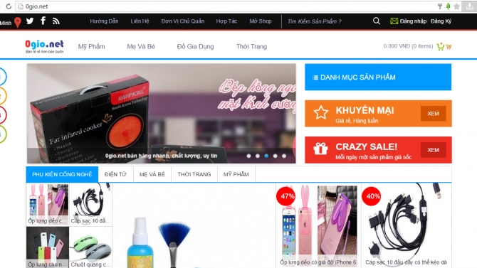 website b&aacute;n h&agrave;ng onlien