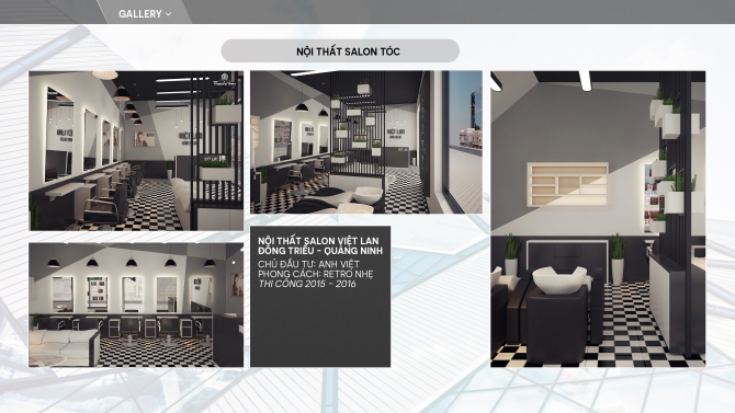 Nội thất Salon t&oacute;c