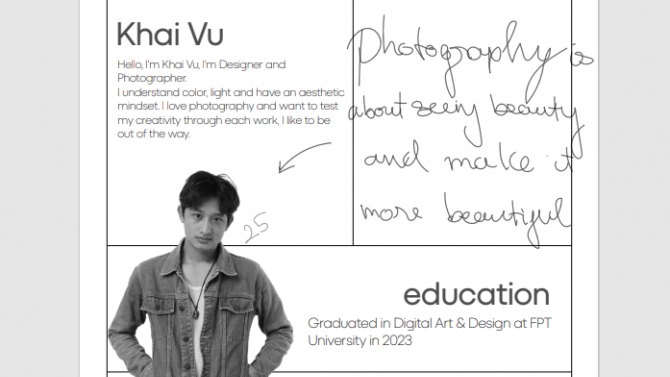 Designer and Photographer