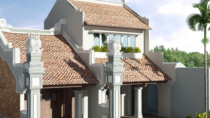 Thiết kế nh&agrave; thờ họ Thanh H&oacute;a
